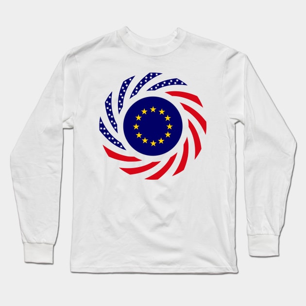 European American Multinational Patriot Flag Series Long Sleeve T-Shirt by Village Values